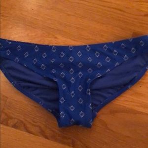 4 for $20 Blue and white bikini bottom
